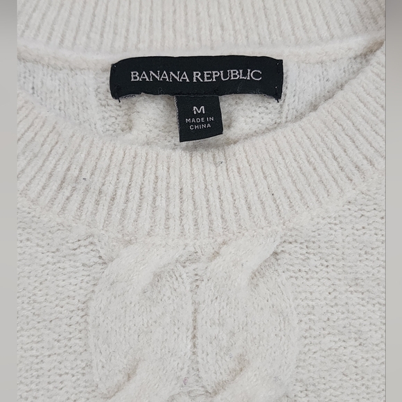 Banana Republic Womens Ivy Knit Pullover Sweaters Long Sleeve Cozy Warm, sz Md - Picture 2 of 12